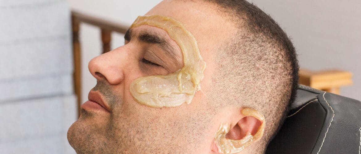 men's brow waxing