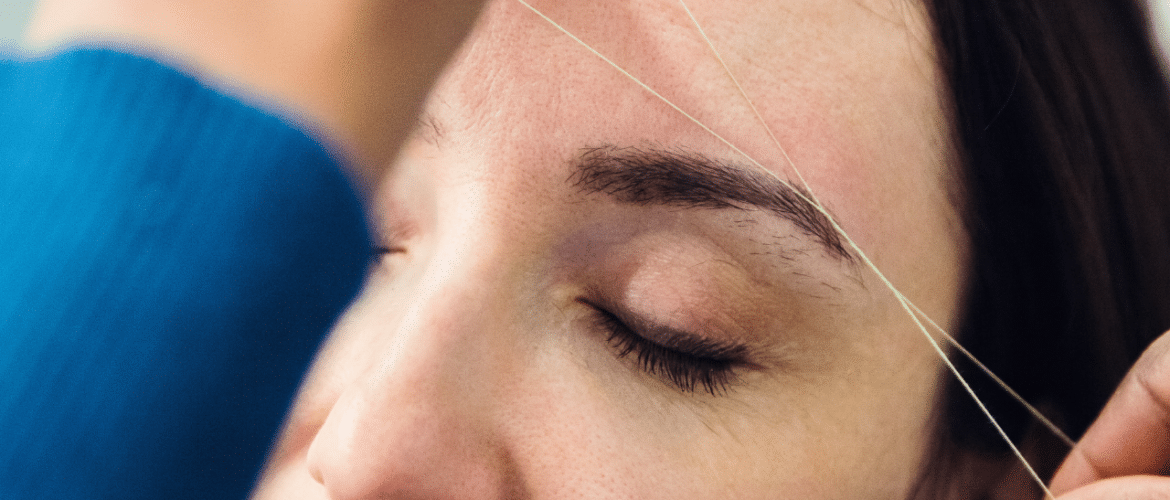 well-groomed brows