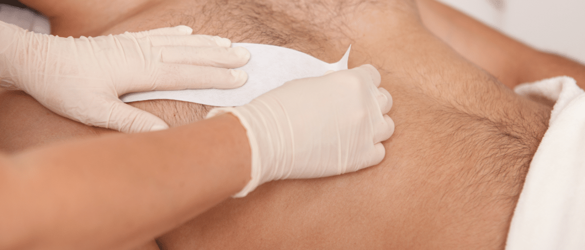 specialized waxing service designed for men