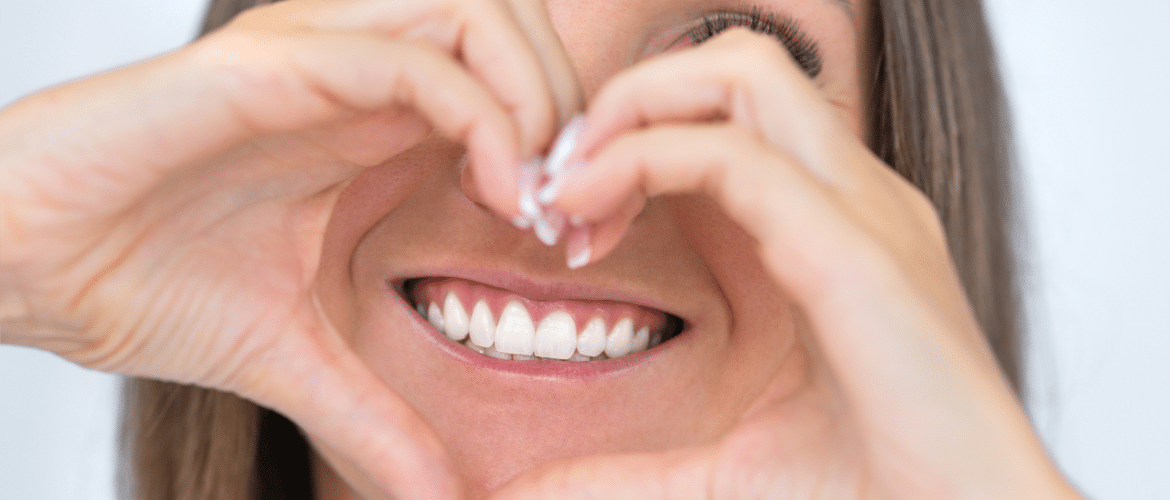 A dazzling white smile