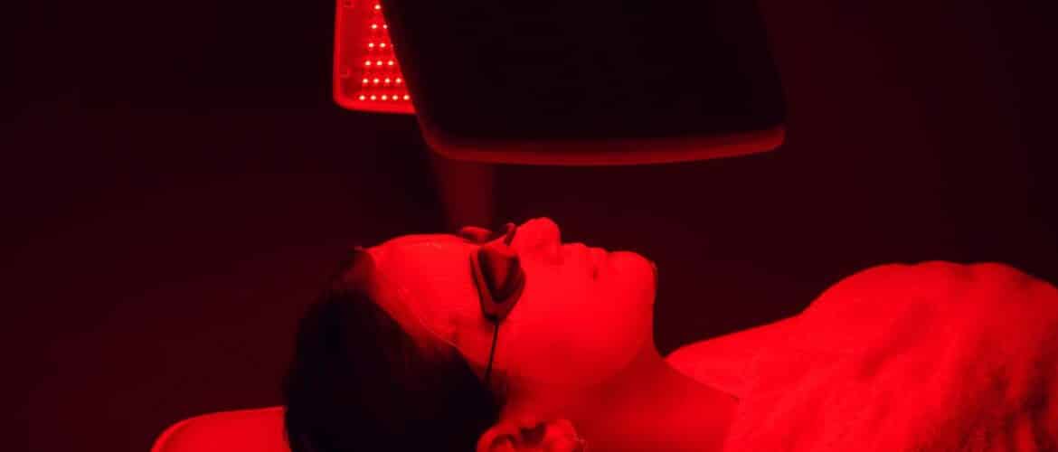 LED light therapy facial treatments